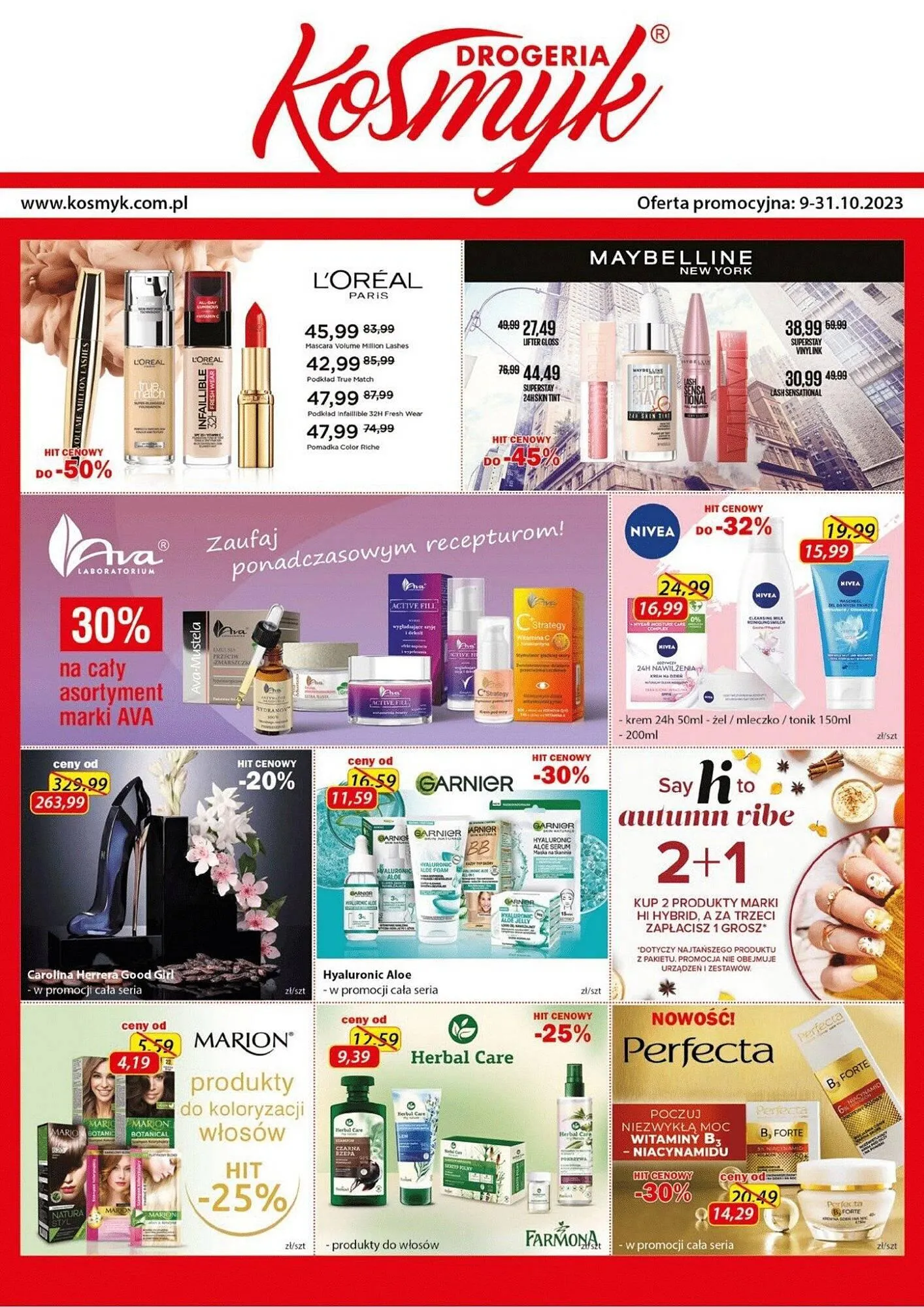 Drogeria Kosmyk gazetka - 1