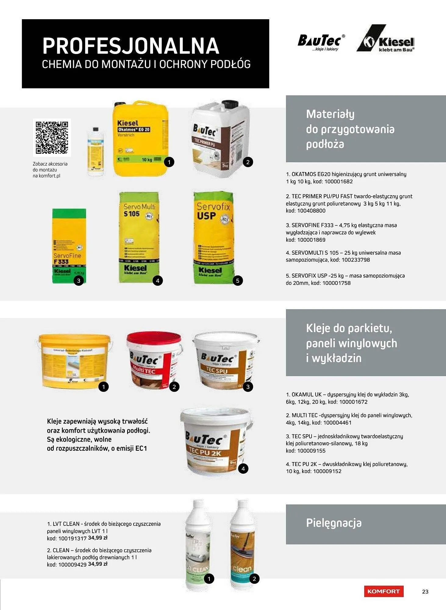 Gazetka Komfort gazetka od 16 sierpnia do 31 grudnia 2025 - Strona 23