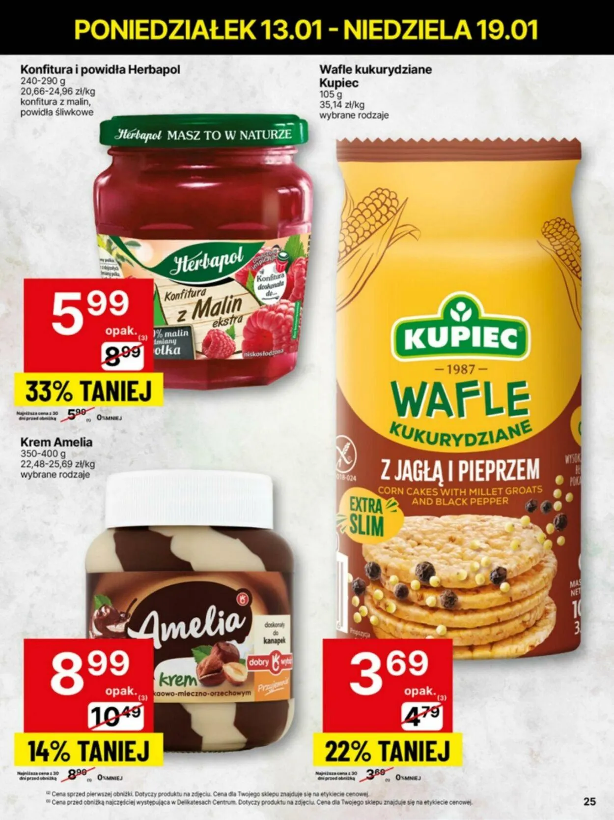 Gazetka Delikatesy Centrum Aktualna gazetka od 13 stycznia do 19 stycznia 2025 - Strona 25