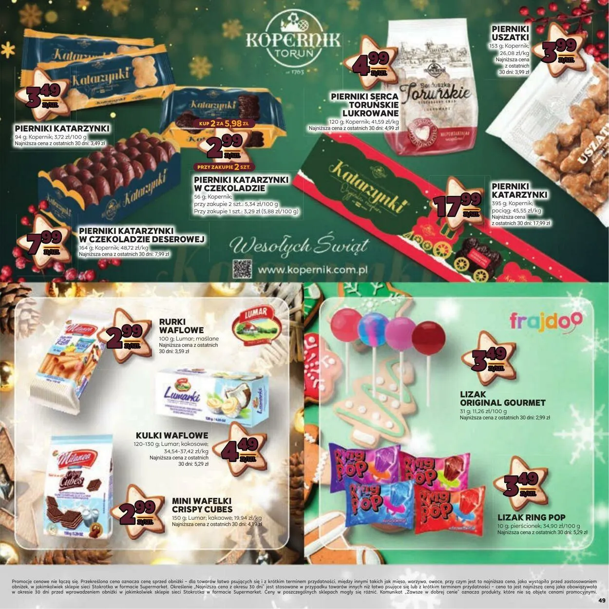 Gazetka Stokrotka Aktualna gazetka od 12 grudnia do 27 grudnia 2024 - Strona 49