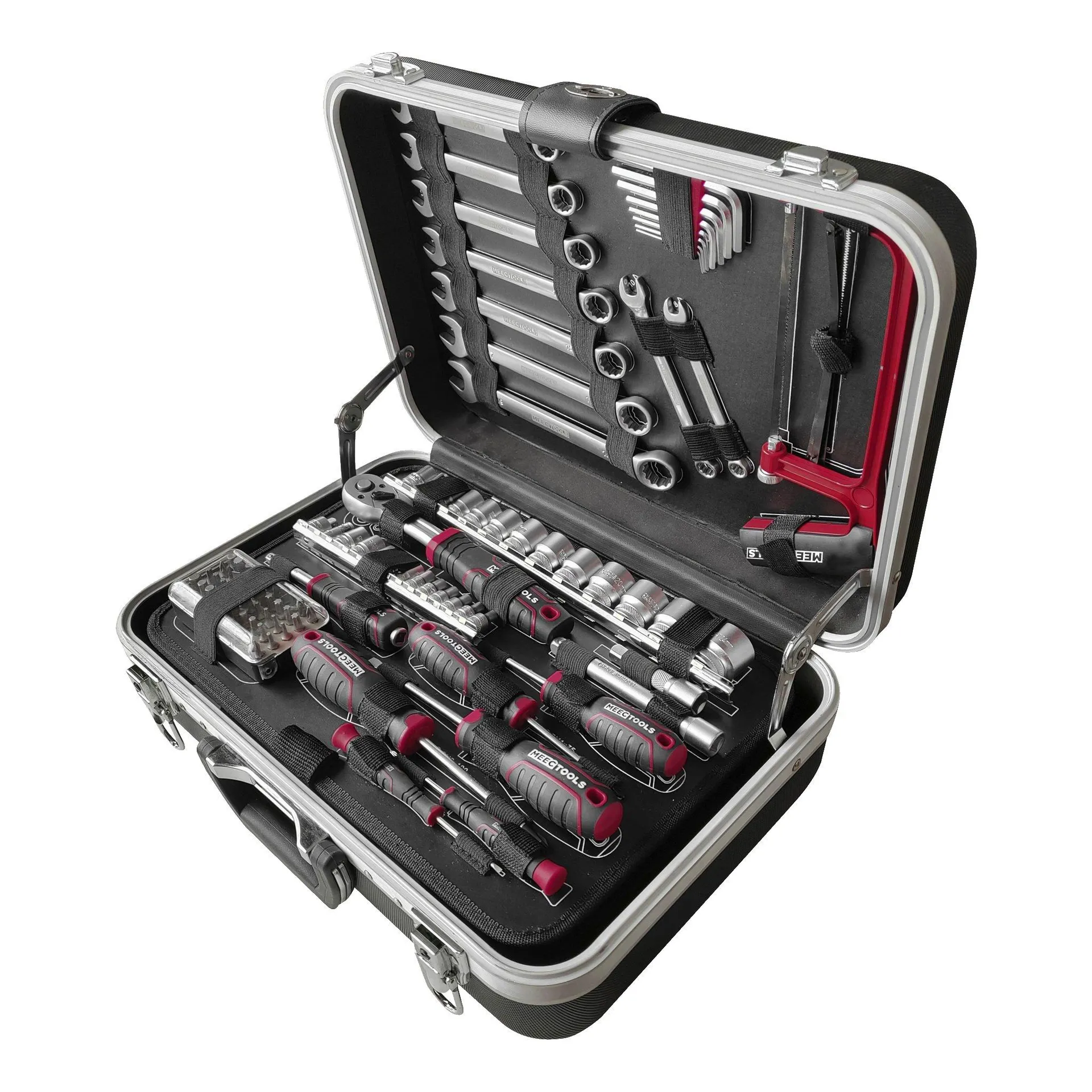 Torba narzędziowa z wyposażeniem 161 elementów 43x28x13 cm