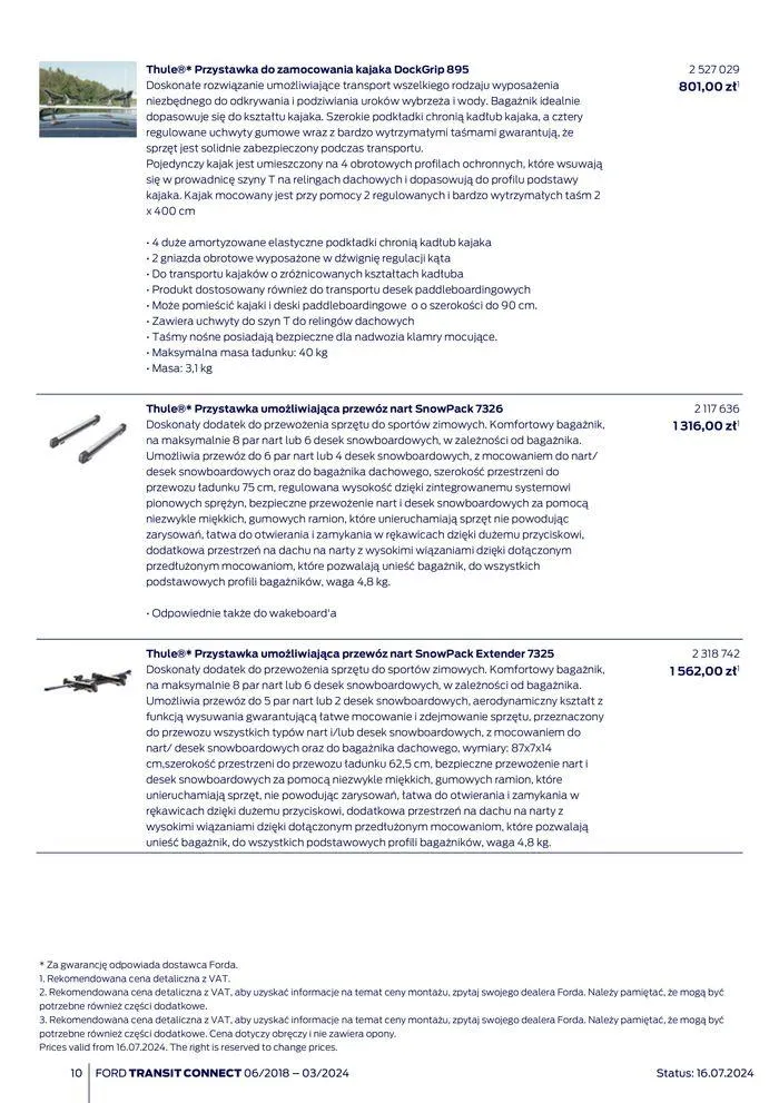 Gazetka FORD TRANSIT CONNECT od 3 sierpnia do 3 sierpnia 2025 - Strona 10