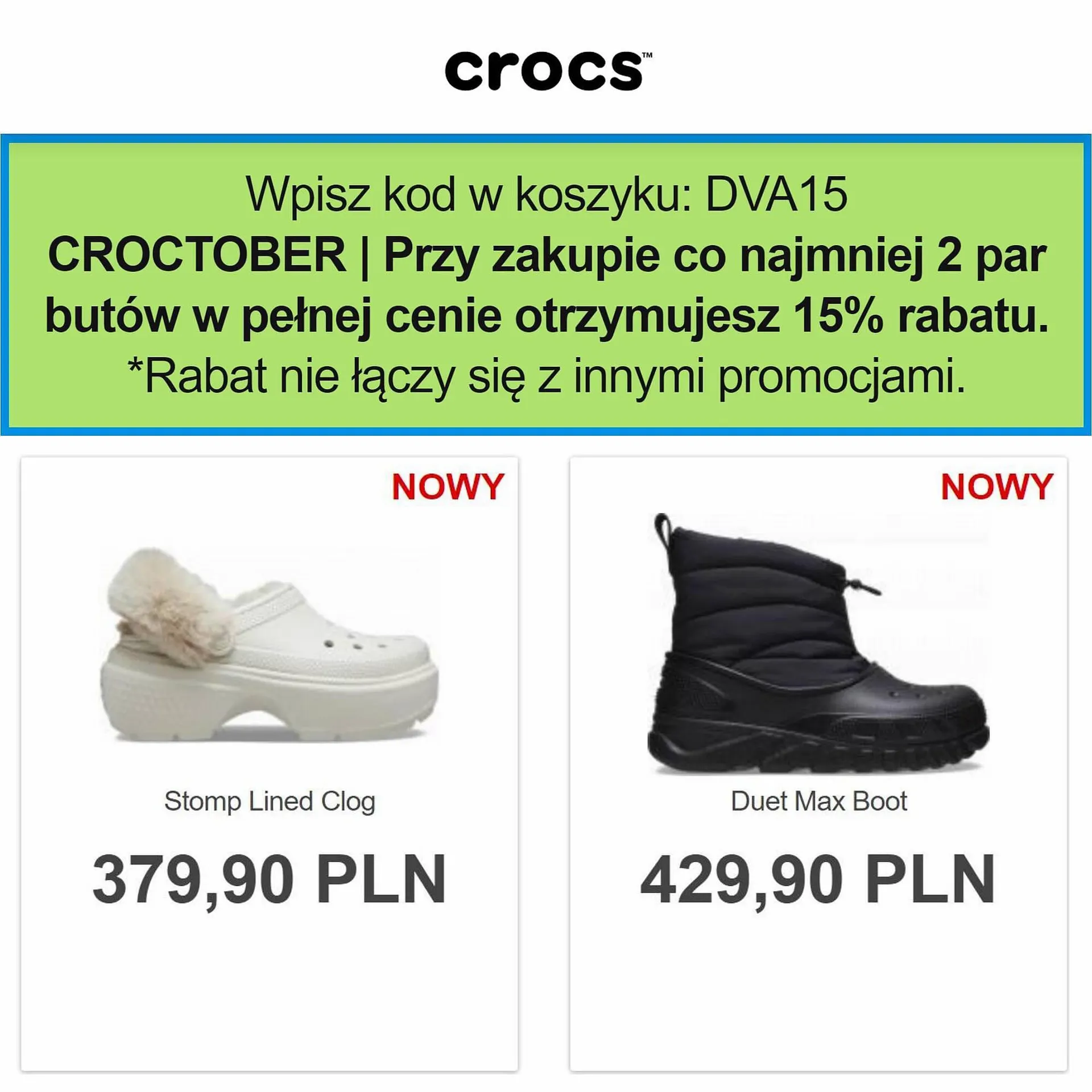 Crocs gazetka - 1