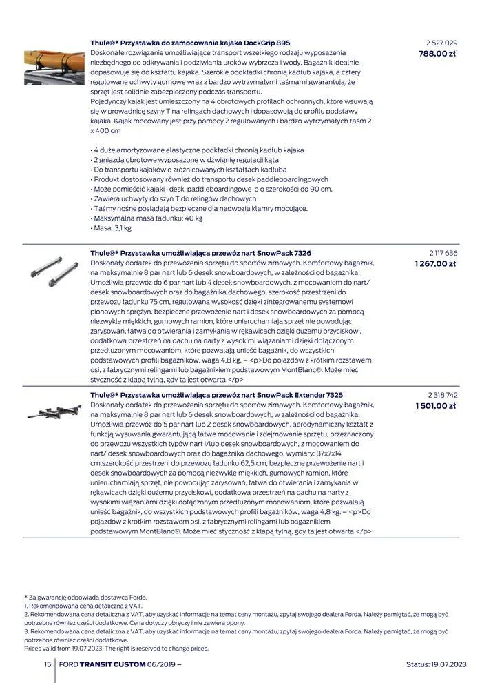 Gazetka NOWY FORD TRANSIT CUSTOM od 16 kwietnia do 16 kwietnia 2025 - Strona 15