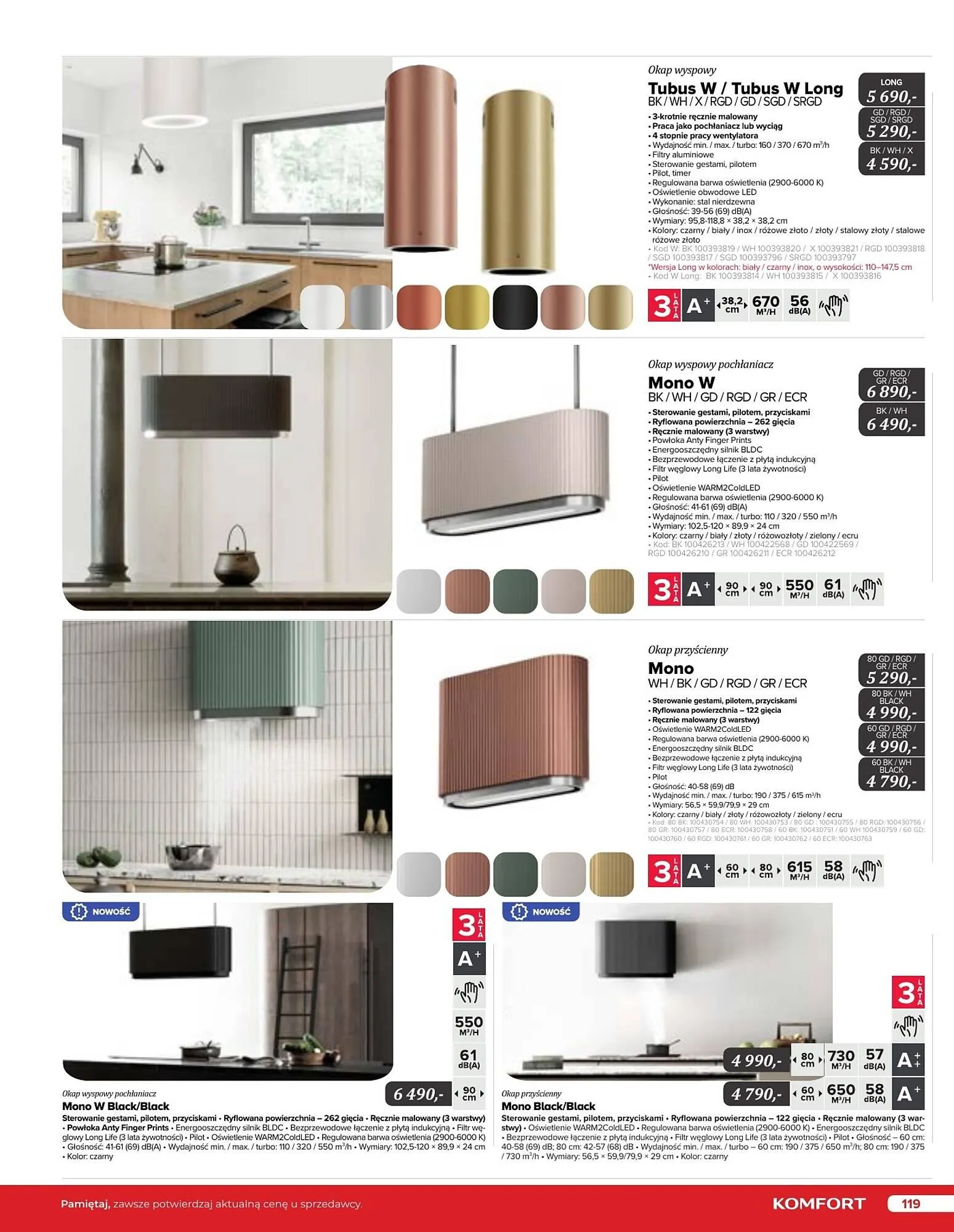 Gazetka Komfort gazetka od 11 września do 31 grudnia 2024 - Strona 119