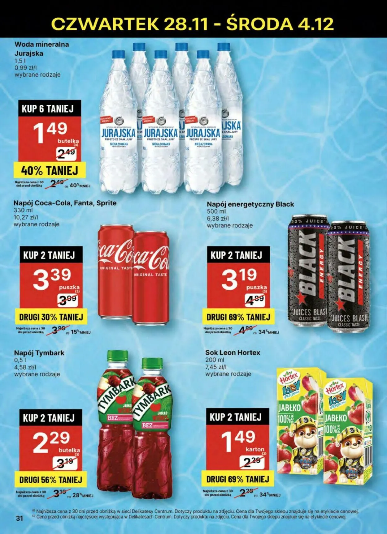 Gazetka Delikatesy Centrum Aktualna gazetka od 28 listopada do 4 grudnia 2024 - Strona 31