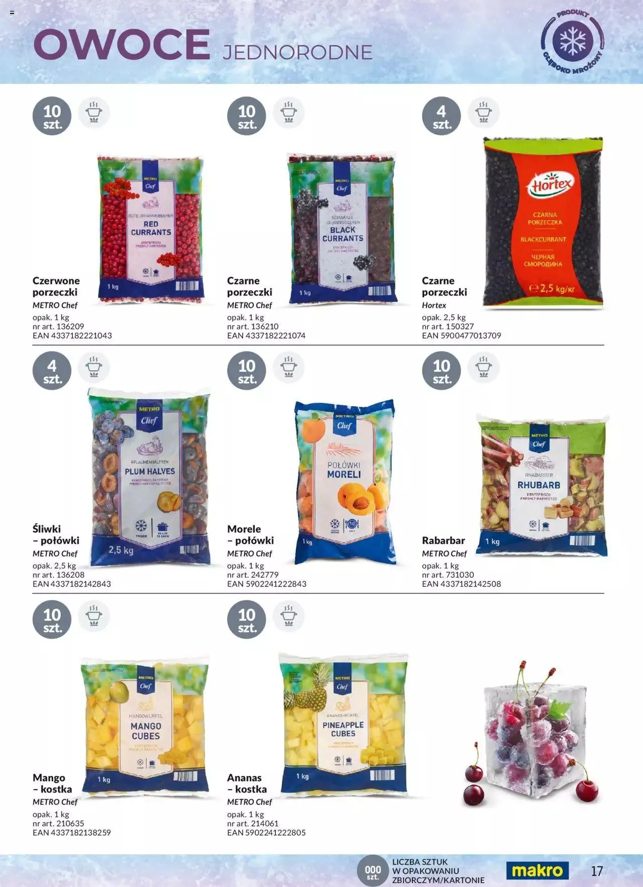 Gazetka Makro Gazetka - Mrożonki od 20 maja do 31 stycznia 2025 - Strona 17