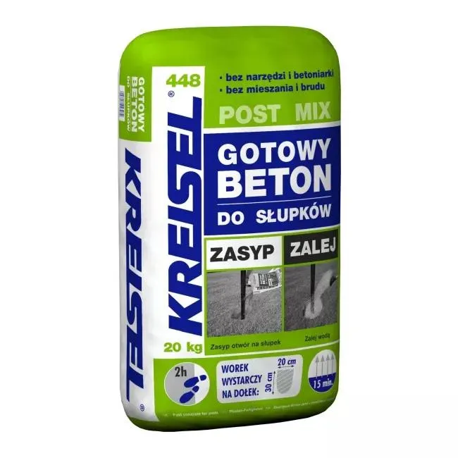 Gotowy beton do słupków Kreisel 448 20 kg