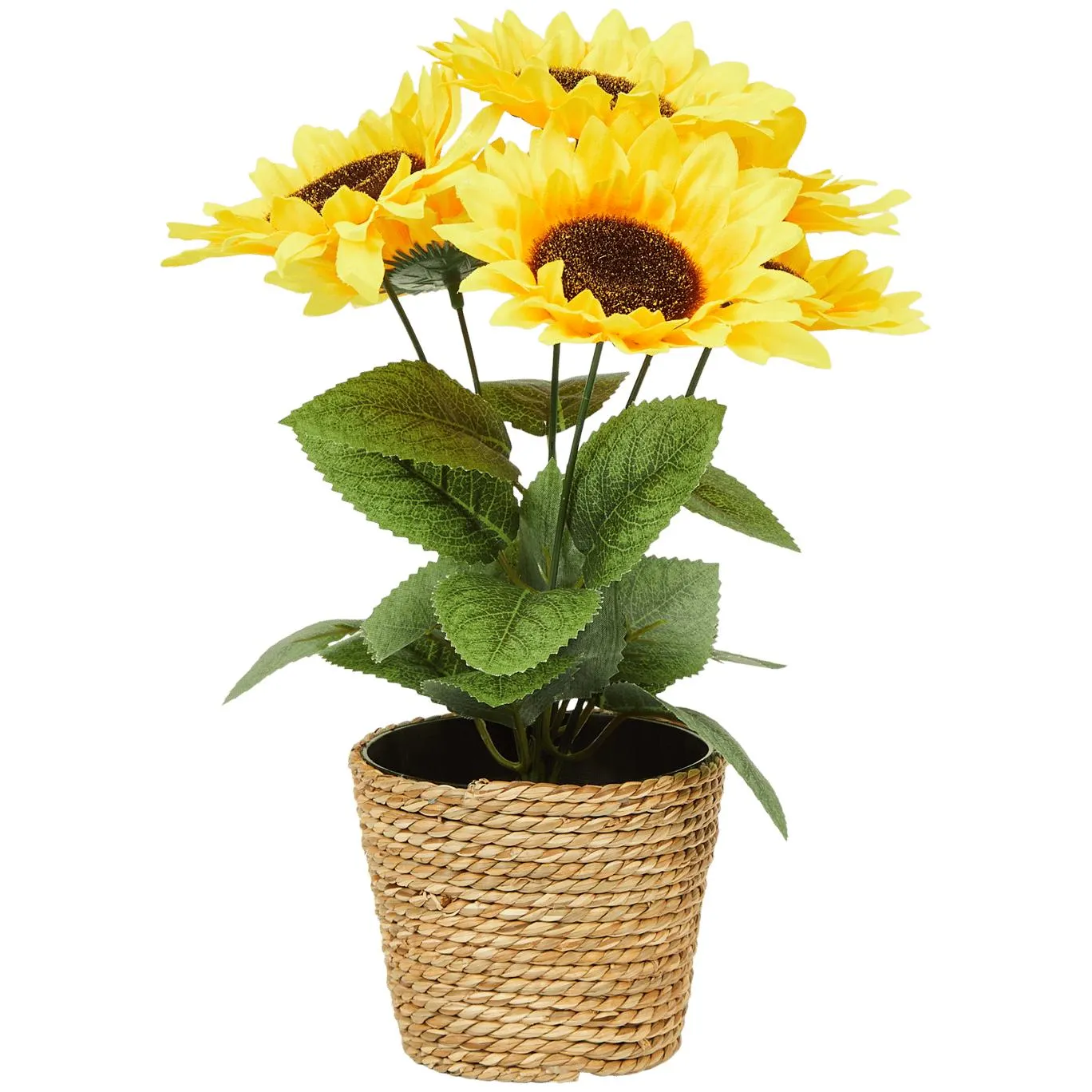Girasoli artificiali con cestino Home Accents