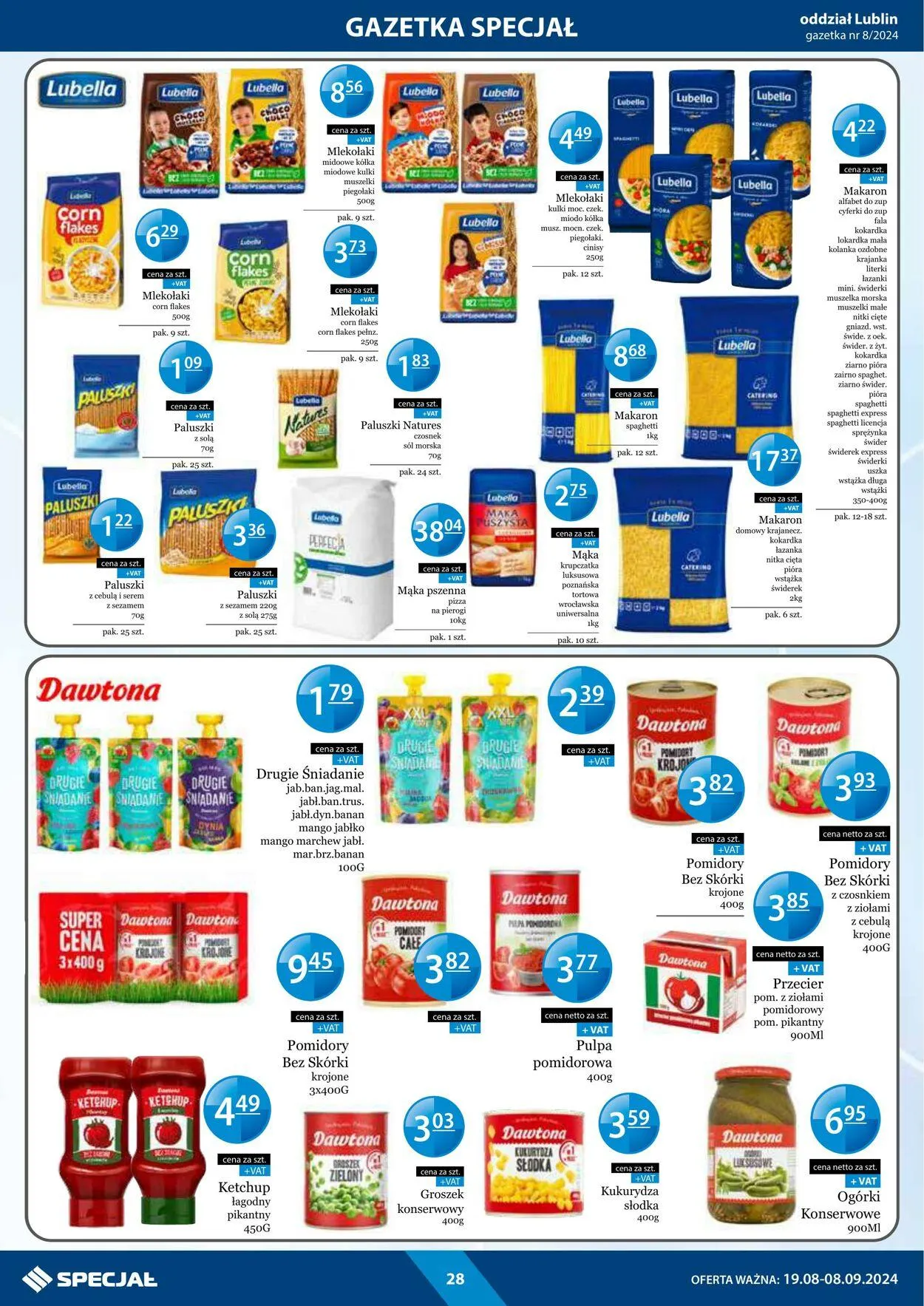 Gazetka Specjał od 19 sierpnia do 8 września 2024 - Strona 28