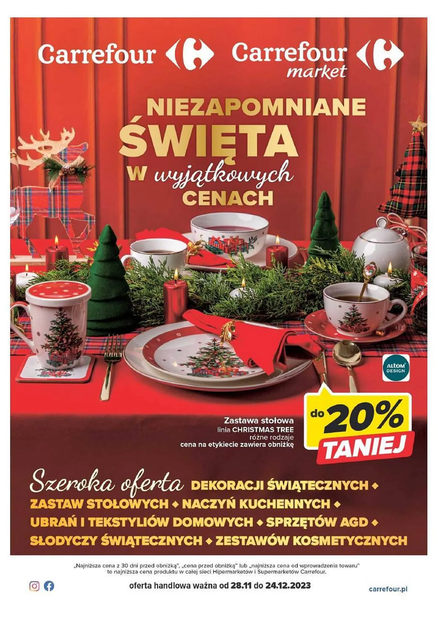 Gazetka Carrefour Market gazetka od 28 listopada do 24 grudnia 2023 - Strona 1