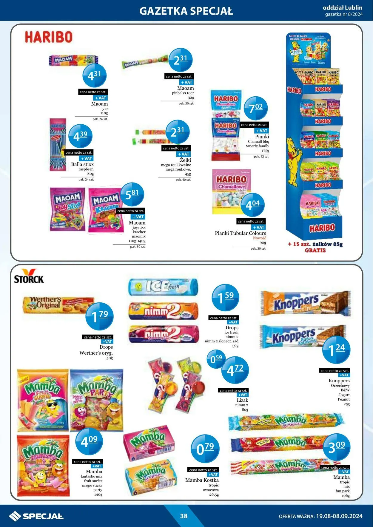 Gazetka Specjał od 19 sierpnia do 8 września 2024 - Strona 38
