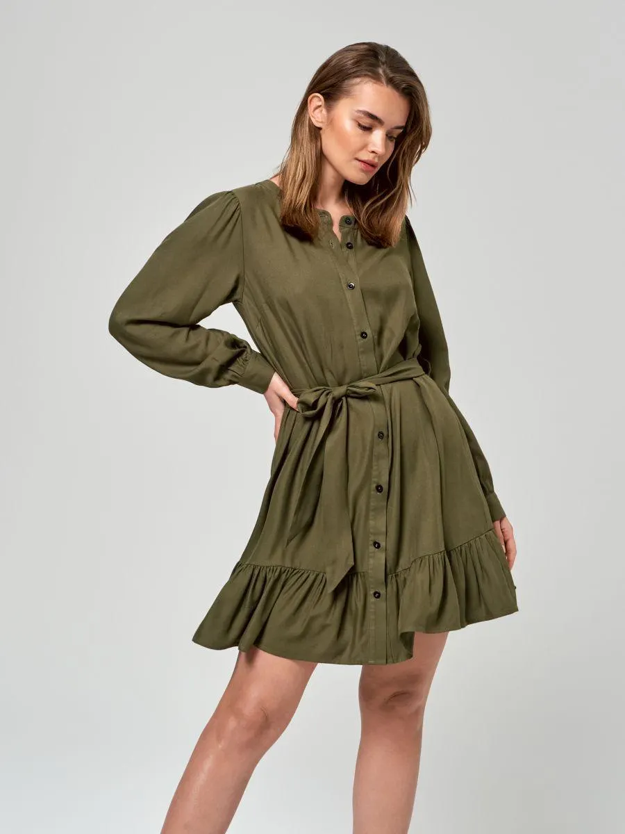 Sukienka mini koszulowa