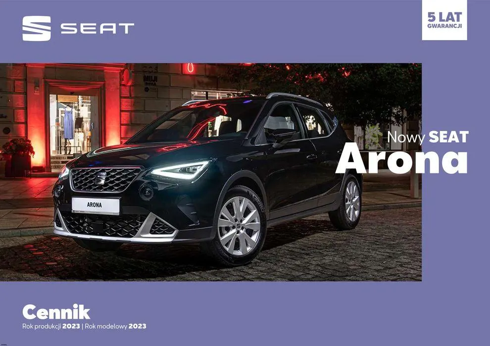 SEAT Arona nowy - Katalog i cennik - 1