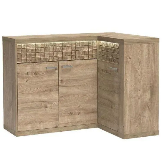 Komoda narożna Natural N-15 kratka Ribbeck