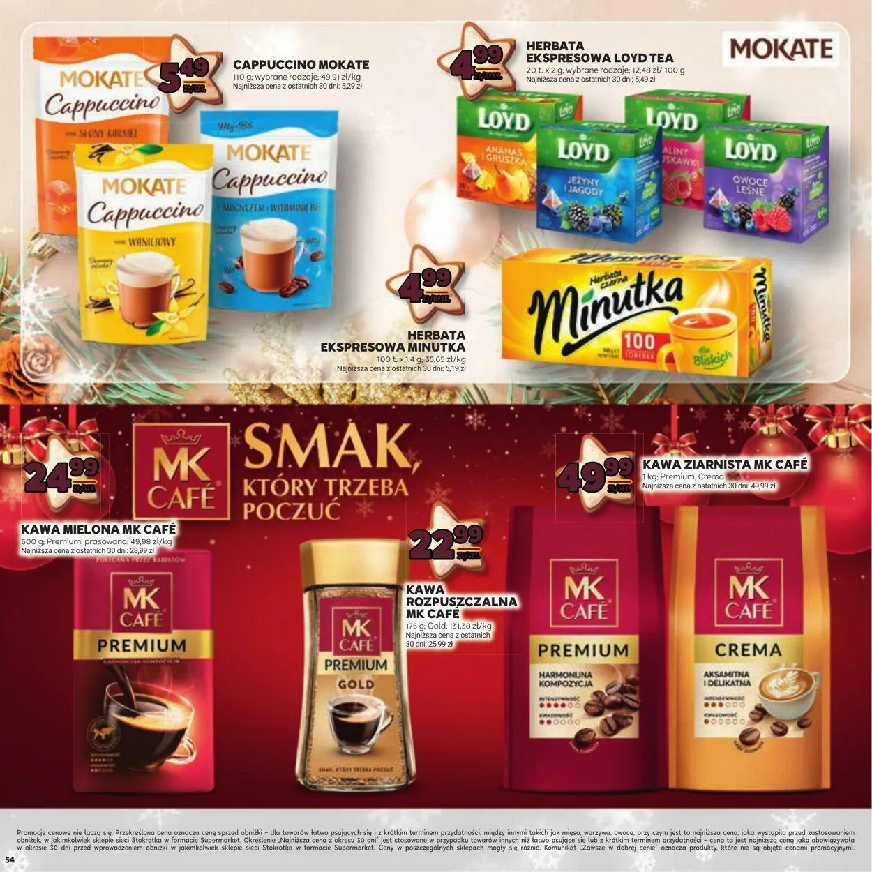 Gazetka Stokrotka Aktualna gazetka od 12 grudnia do 27 grudnia 2024 - Strona 54