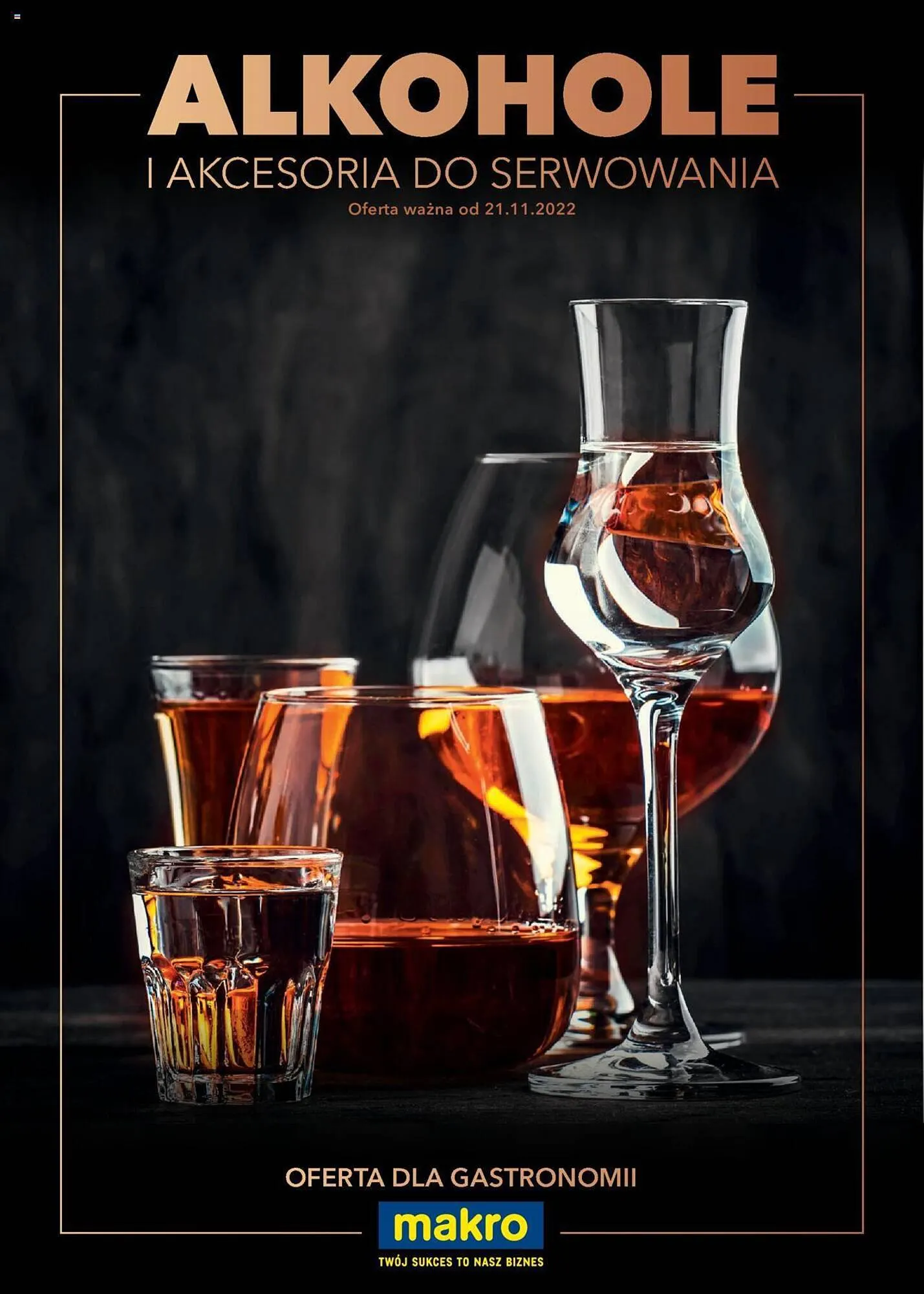 Gazetka Makro Alkohole gazetka od 21 listopada do 31 października 2023 - Strona 1