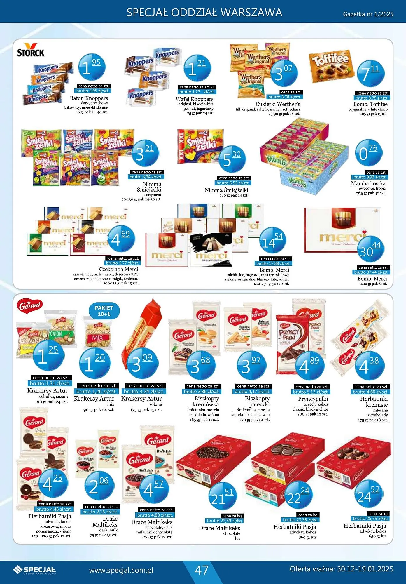 Gazetka Specjał gazetka od 30 grudnia do 19 stycznia 2025 - Strona 47