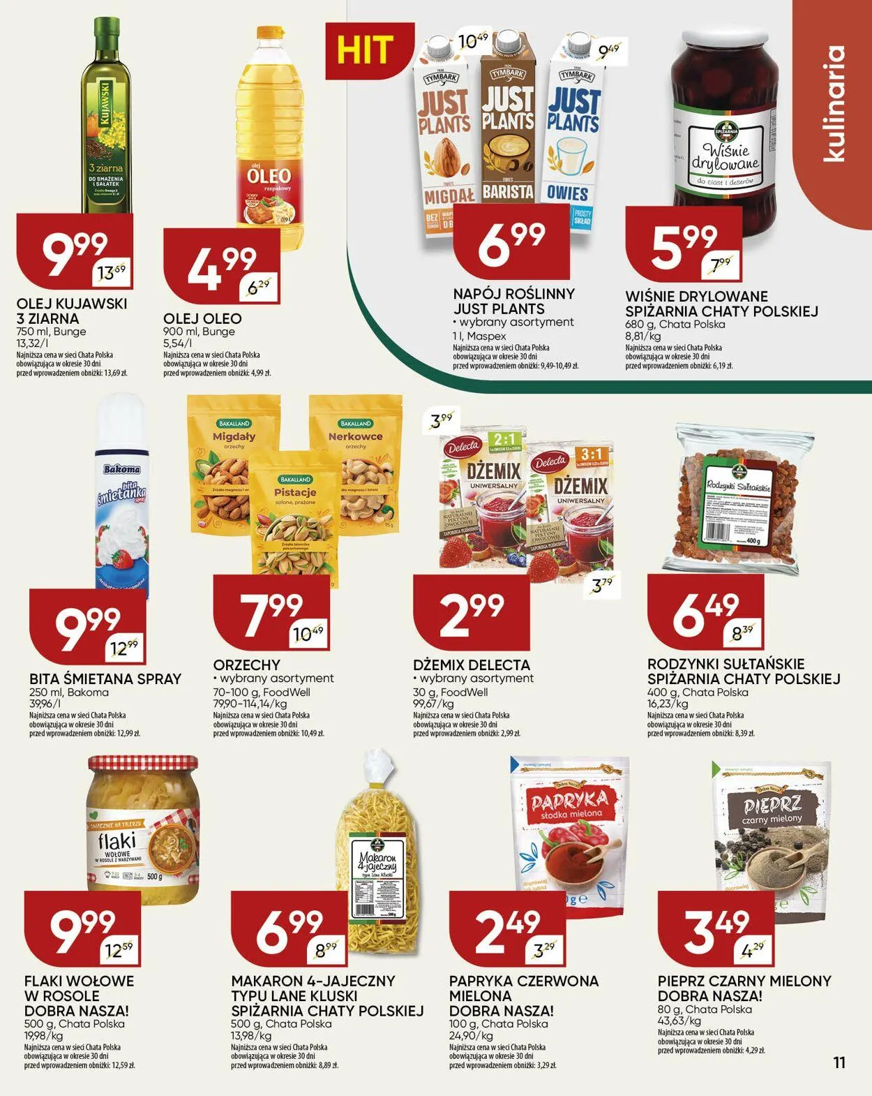Gazetka Chata Polska Aktualna gazetka od 23 sierpnia do 6 września 2024 - Strona 11