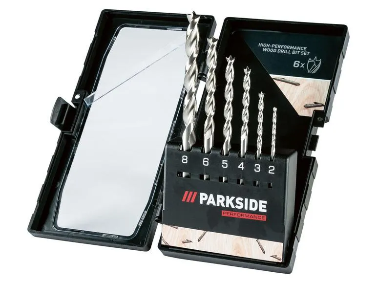 PARKSIDE PERFORMANCE® Zestaw wierteł uniwersalnych PMB 7 A1 lub Wierteł do drewna PHB 6 A1
