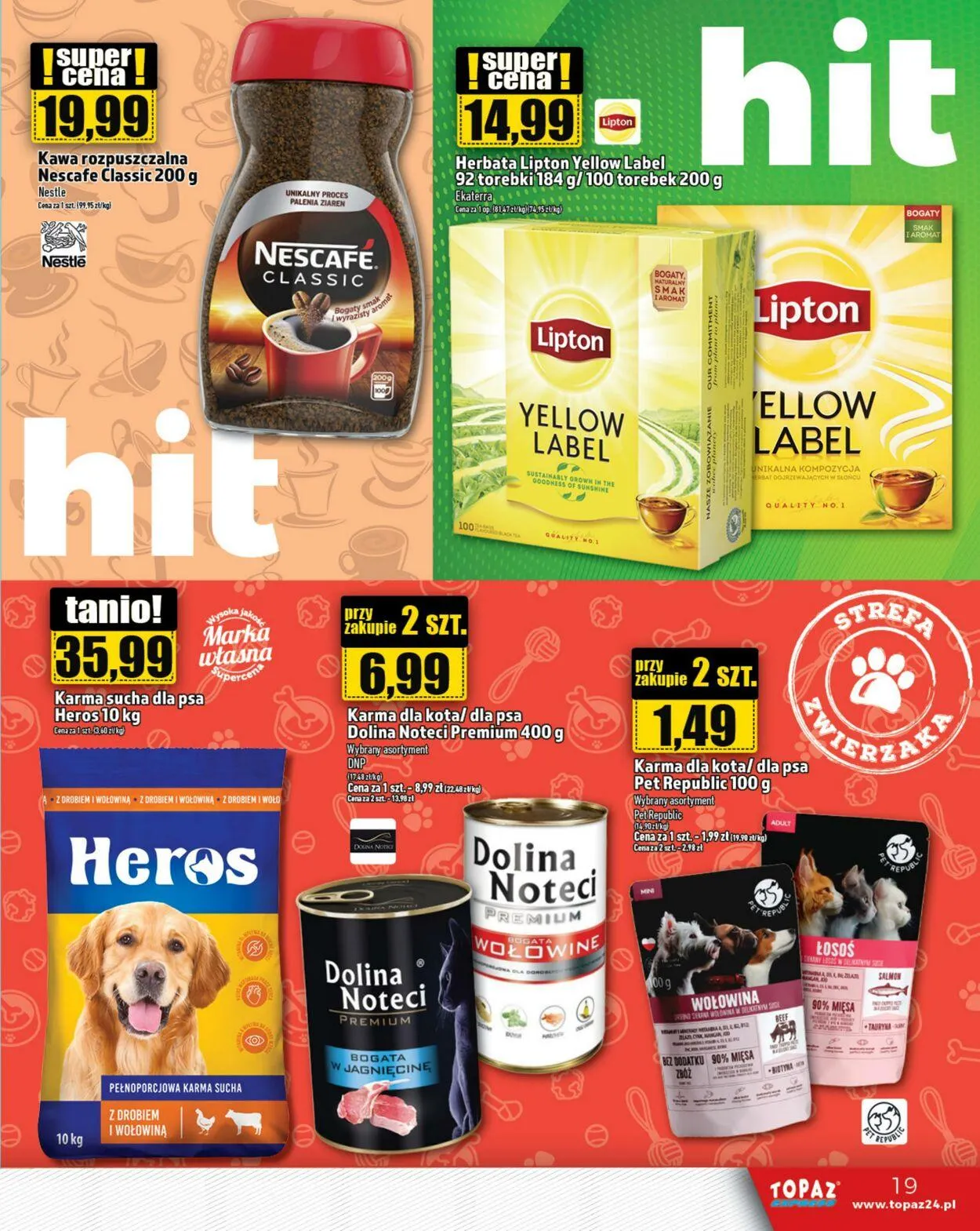 Gazetka Topaz Aktualna gazetka od 19 lutego do 5 marca 2025 - Strona 19