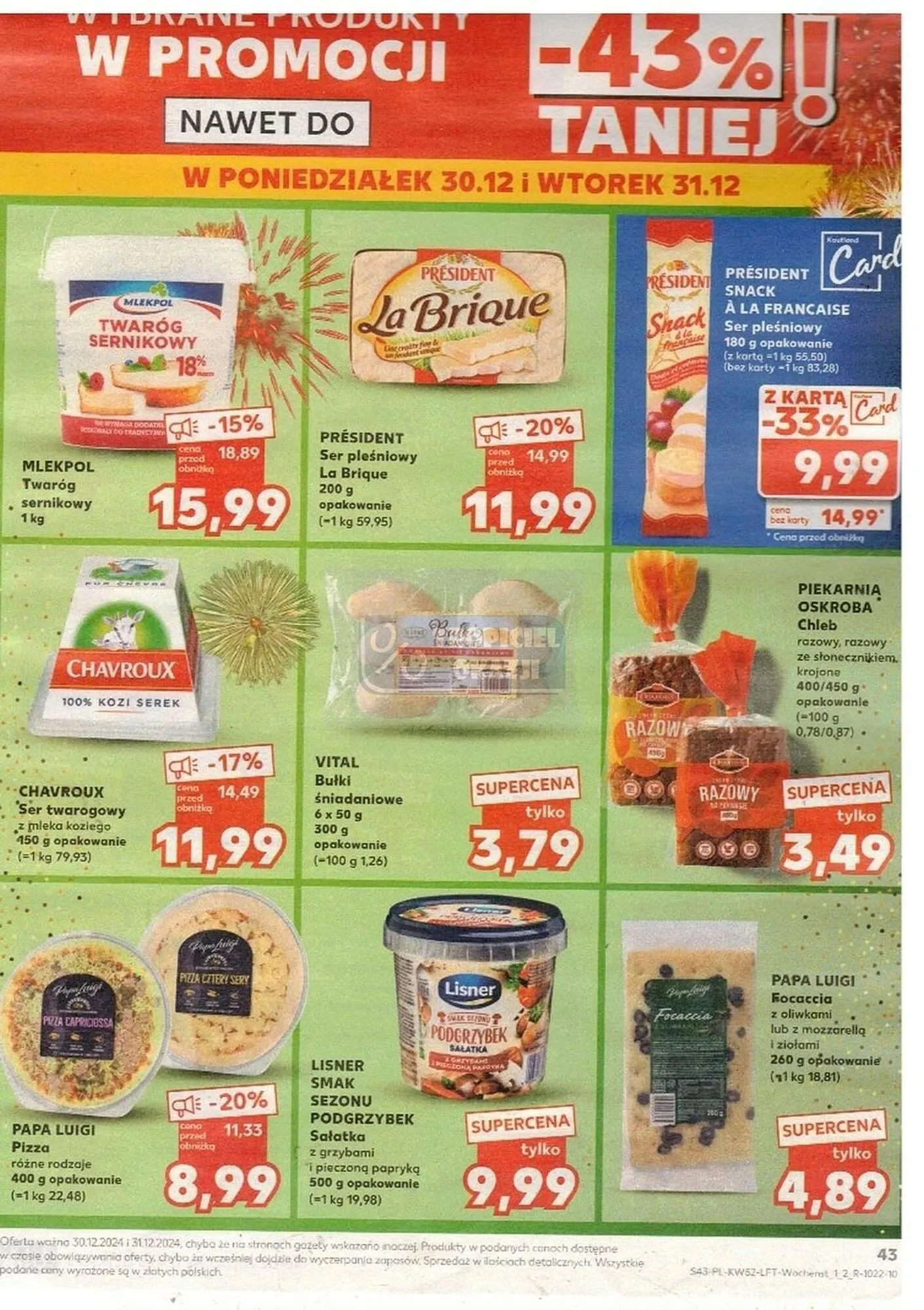 Gazetka Kaufland gazetka od 27 grudnia do 31 grudnia 2024 - Strona 43