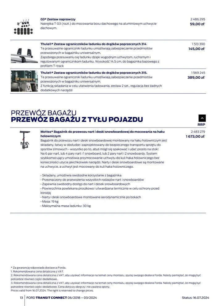 Gazetka FORD TRANSIT CONNECT od 3 sierpnia do 3 sierpnia 2025 - Strona 13