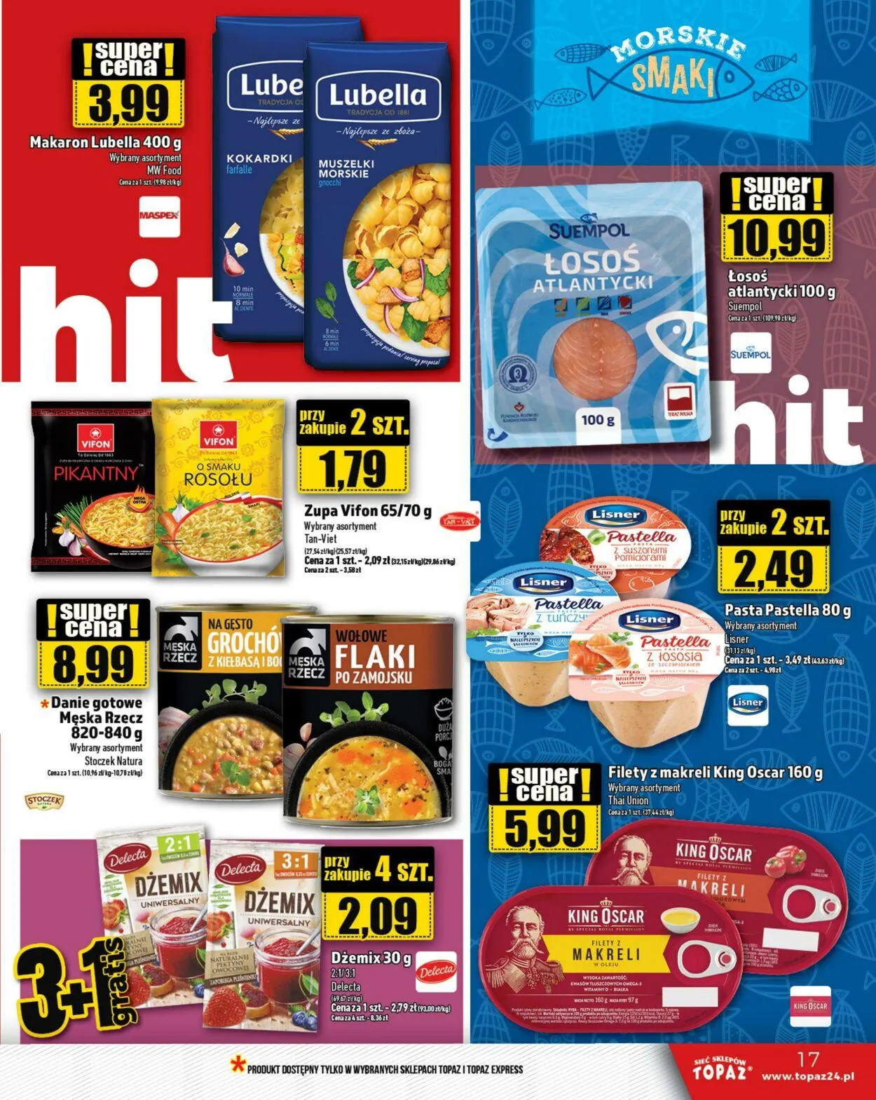 Gazetka Topaz Aktualna gazetka od 2 kwietnia do 16 kwietnia 2025 - Strona 17