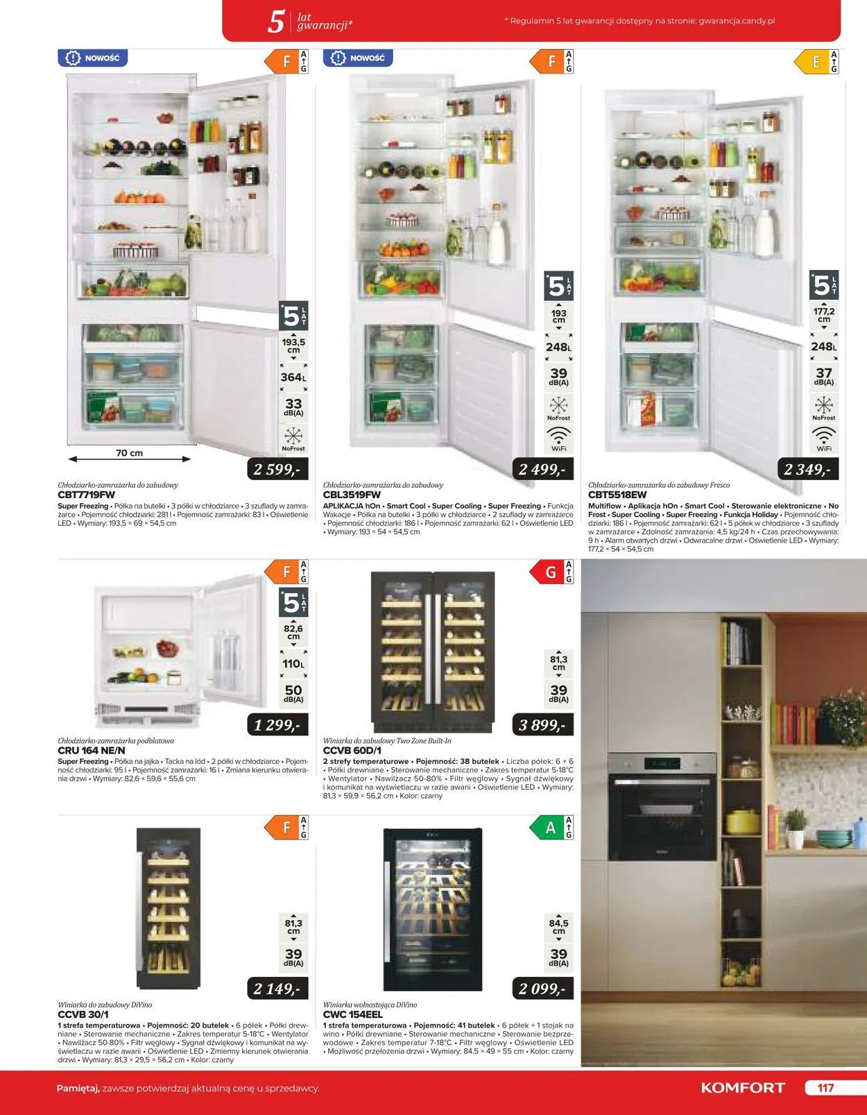 Gazetka Komfort Aktualna gazetka od 25 października do 31 stycznia 2024 - Strona 116