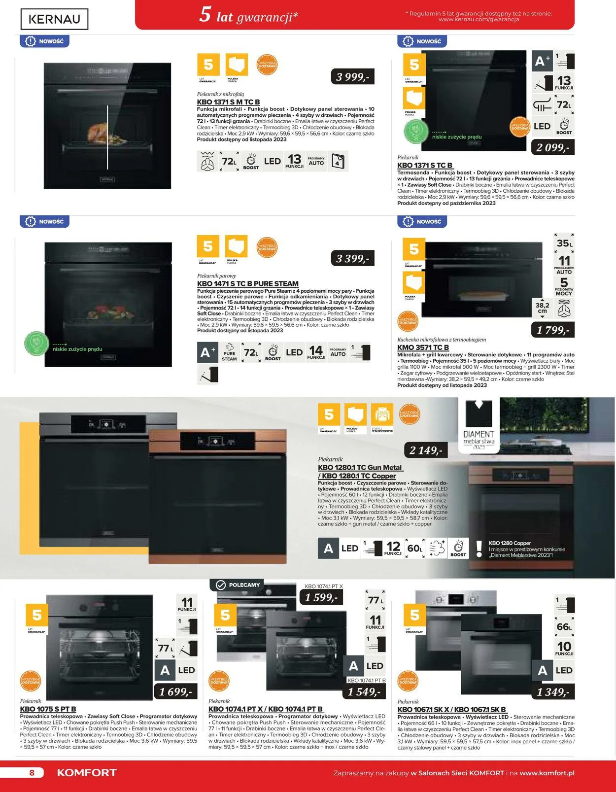 Gazetka Komfort Aktualna gazetka od 25 października do 31 stycznia 2024 - Strona 8