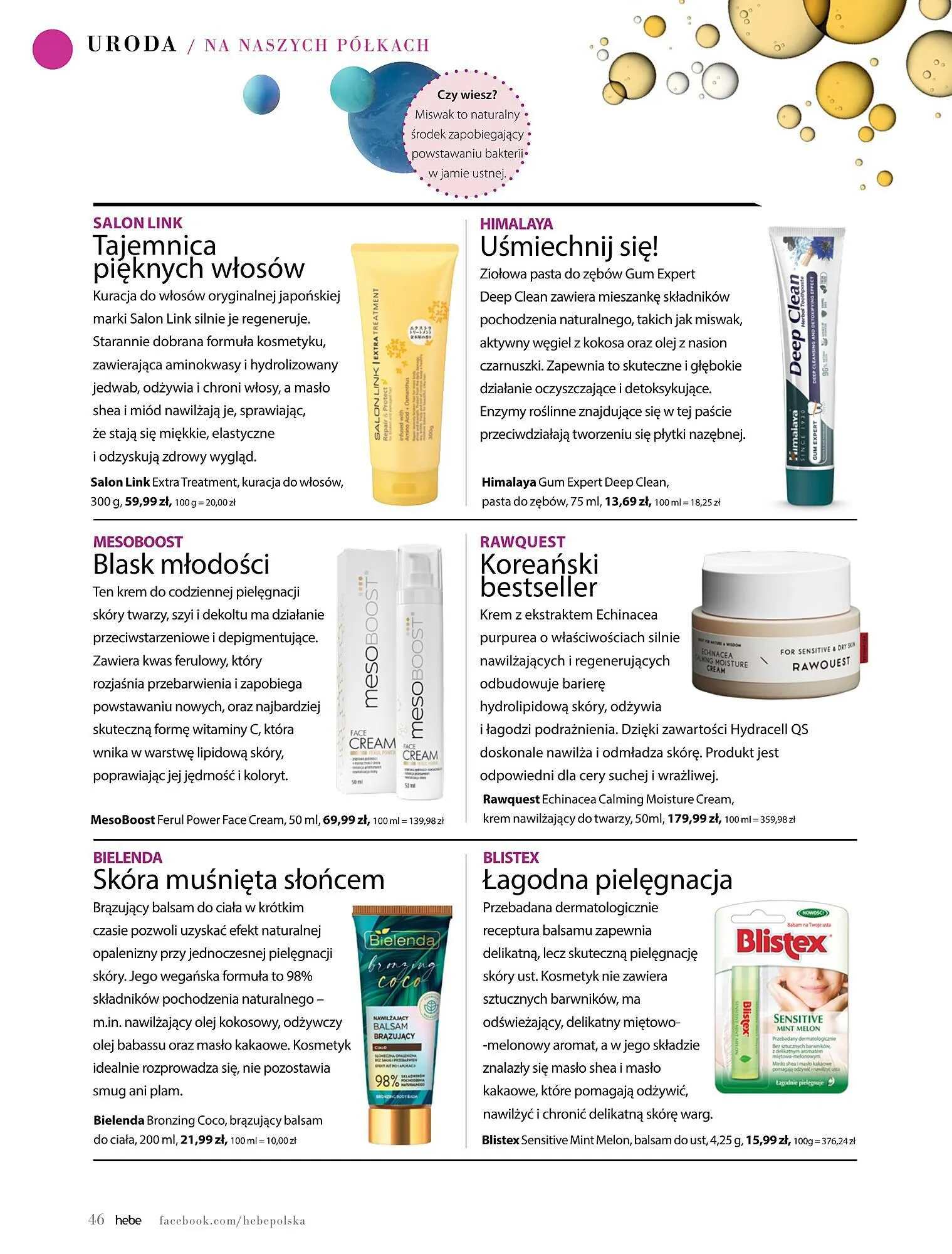 Gazetka Hebe gazetka od 1 marca do 30 kwietnia 2024 - Strona 46