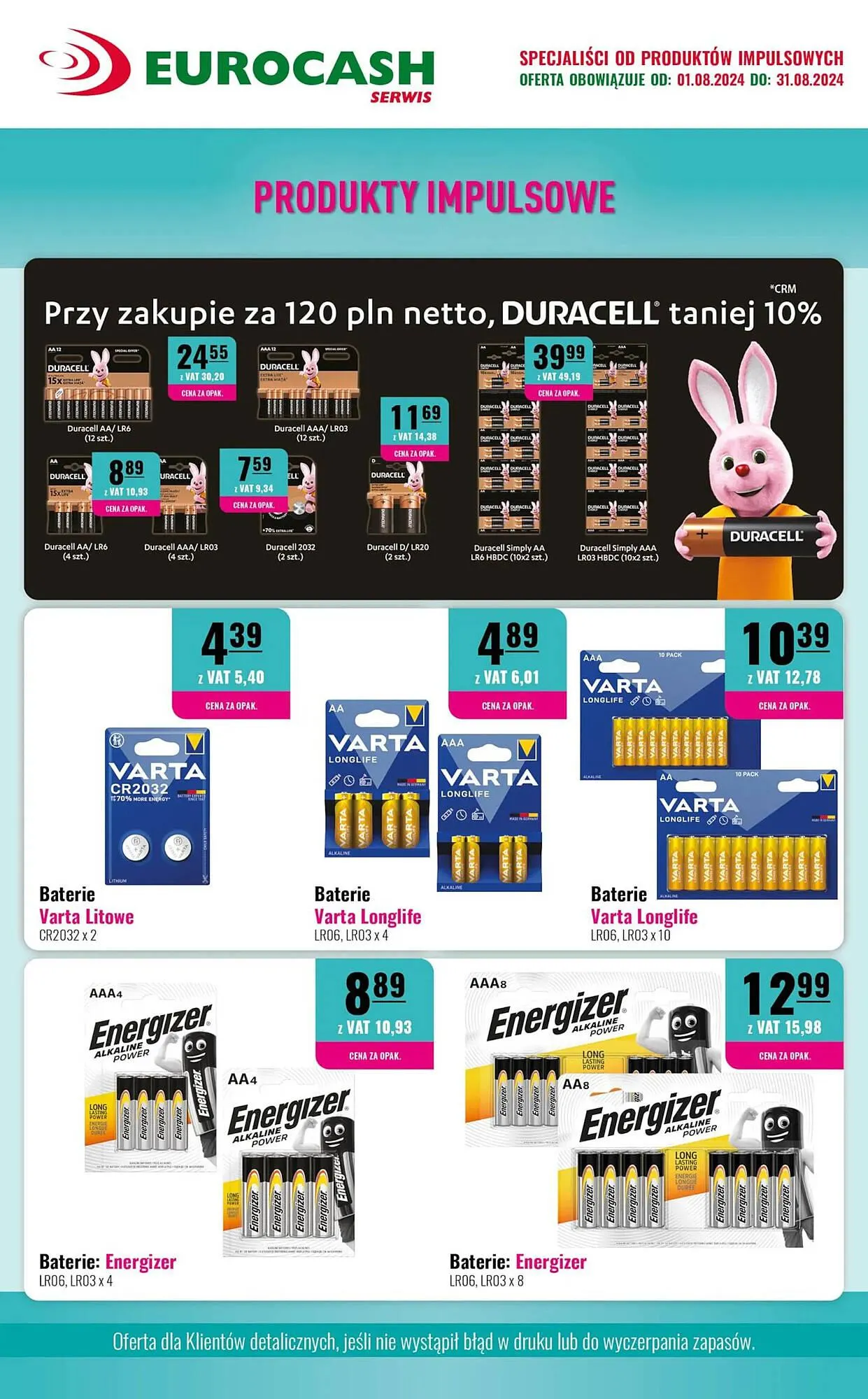 Gazetka Eurocash gazetka od 1 sierpnia do 31 sierpnia 2024 - Strona 8