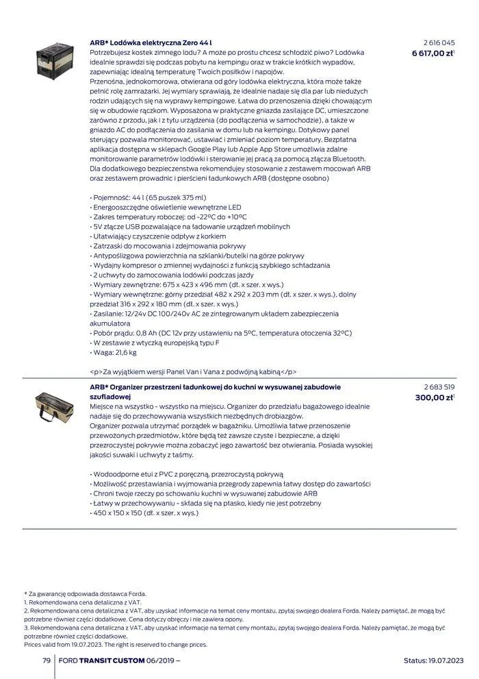 Gazetka NOWY FORD TRANSIT CUSTOM od 16 kwietnia do 16 kwietnia 2025 - Strona 79