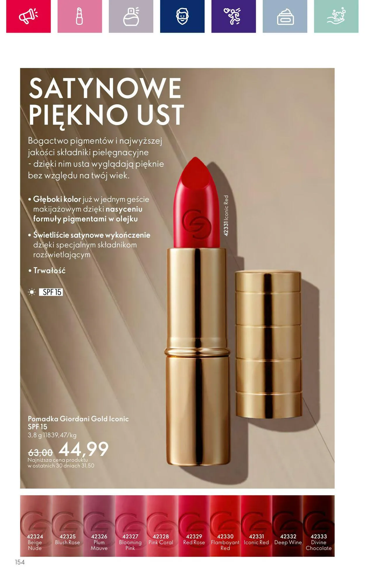 Gazetka Oriflame Aktualna gazetka od 6 grudnia do 27 grudnia 2023 - Strona 154