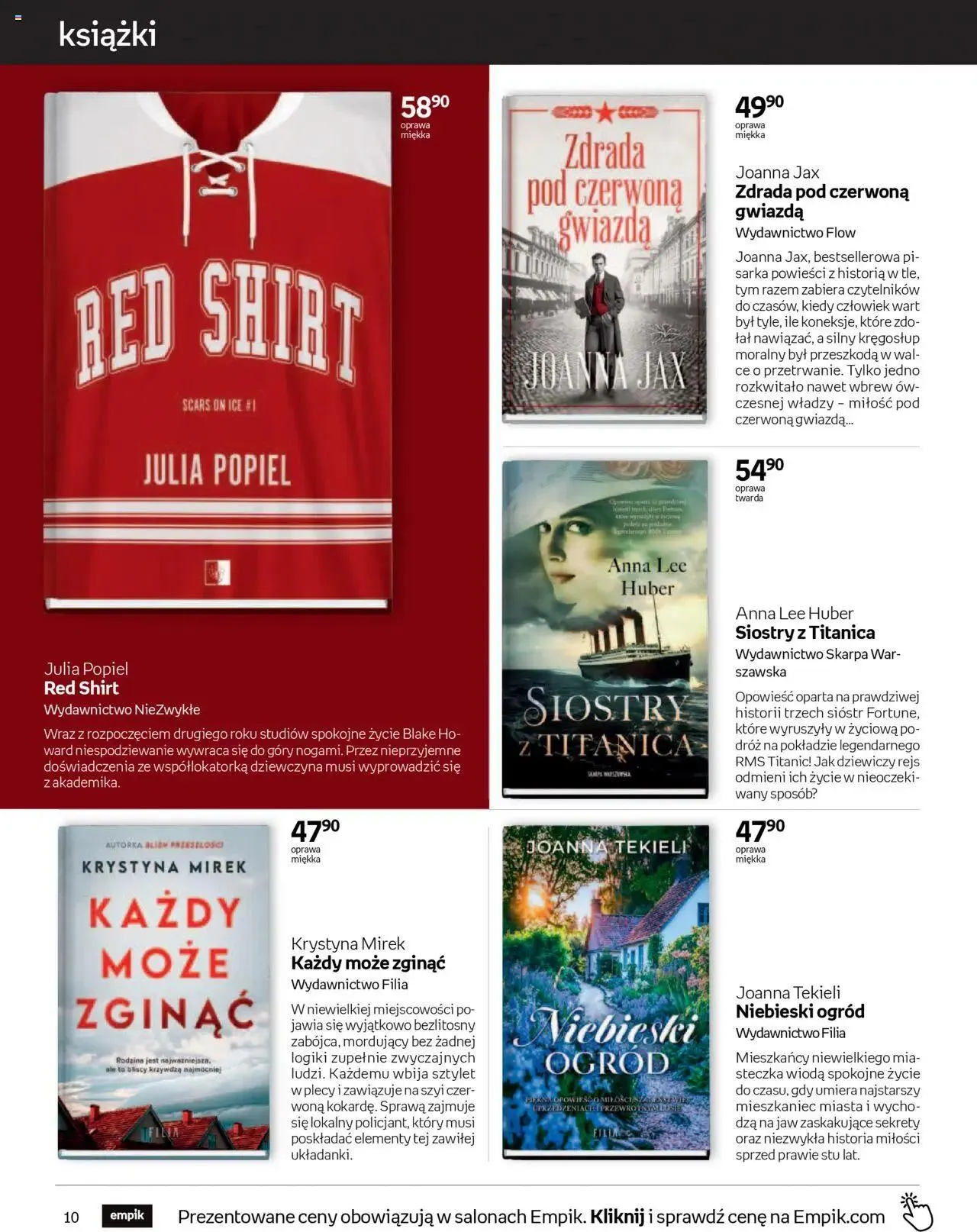 Gazetka Empik Gazetka od 11 września do 24 września 2024 - Strona 10