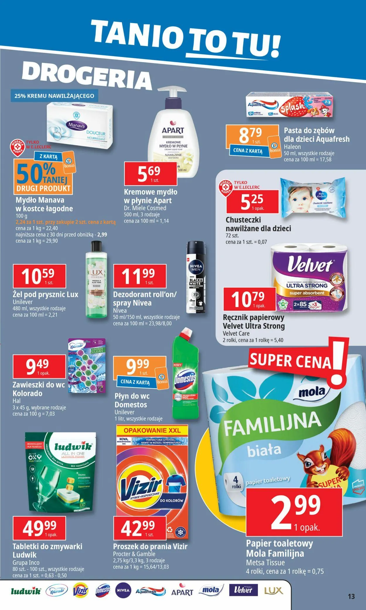 Gazetka E.Leclerc Aktualna gazetka od 14 października do 28 października 2024 - Strona 13