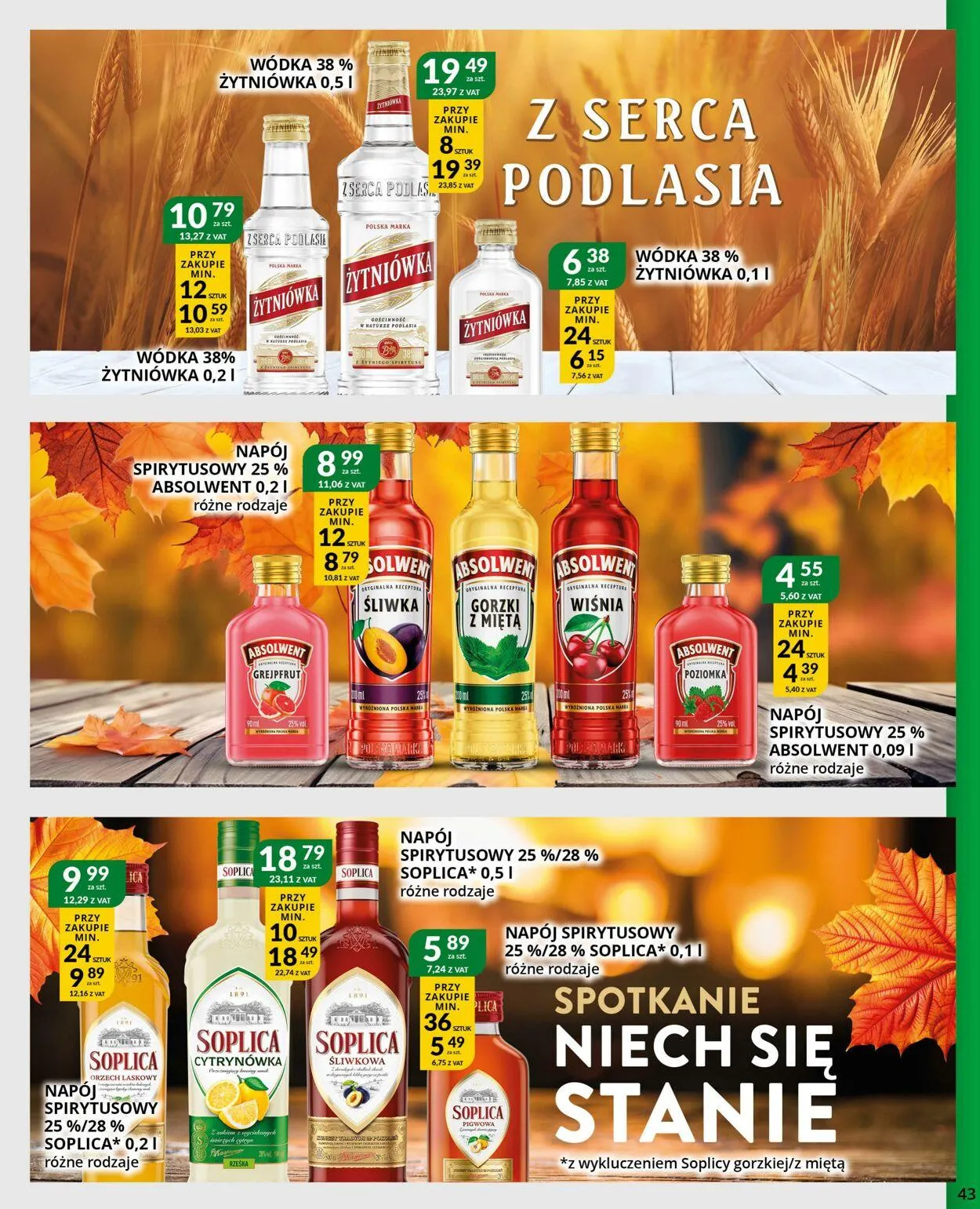 Gazetka Eurocash Aktualna gazetka od 28 października do 17 listopada 2024 - Strona 43