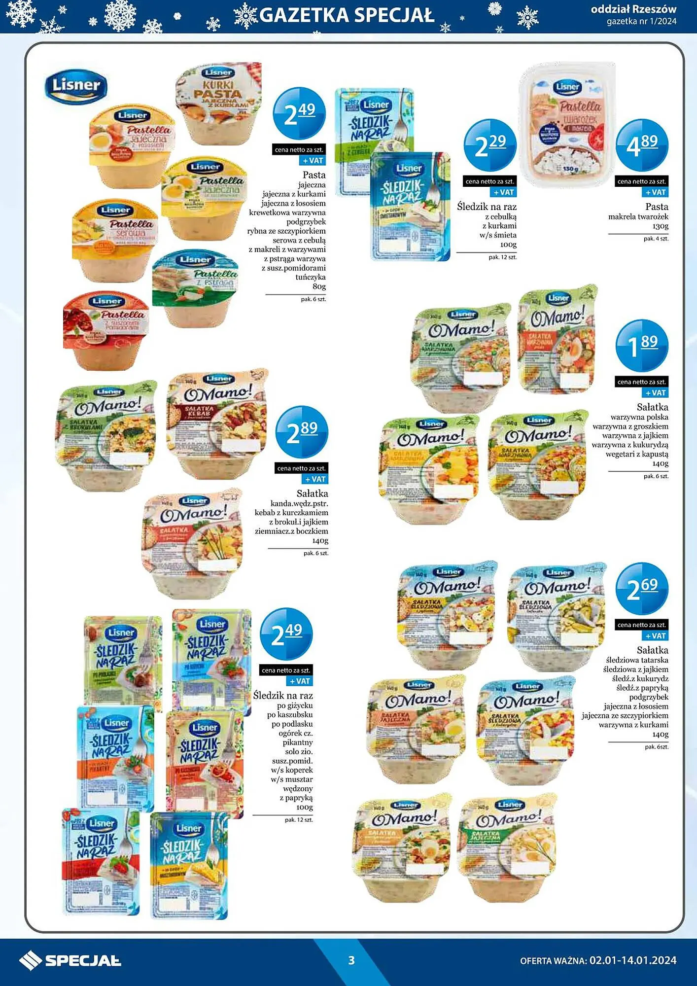 Gazetka Specjał gazetka od 2 stycznia do 14 stycznia 2024 - Strona 3