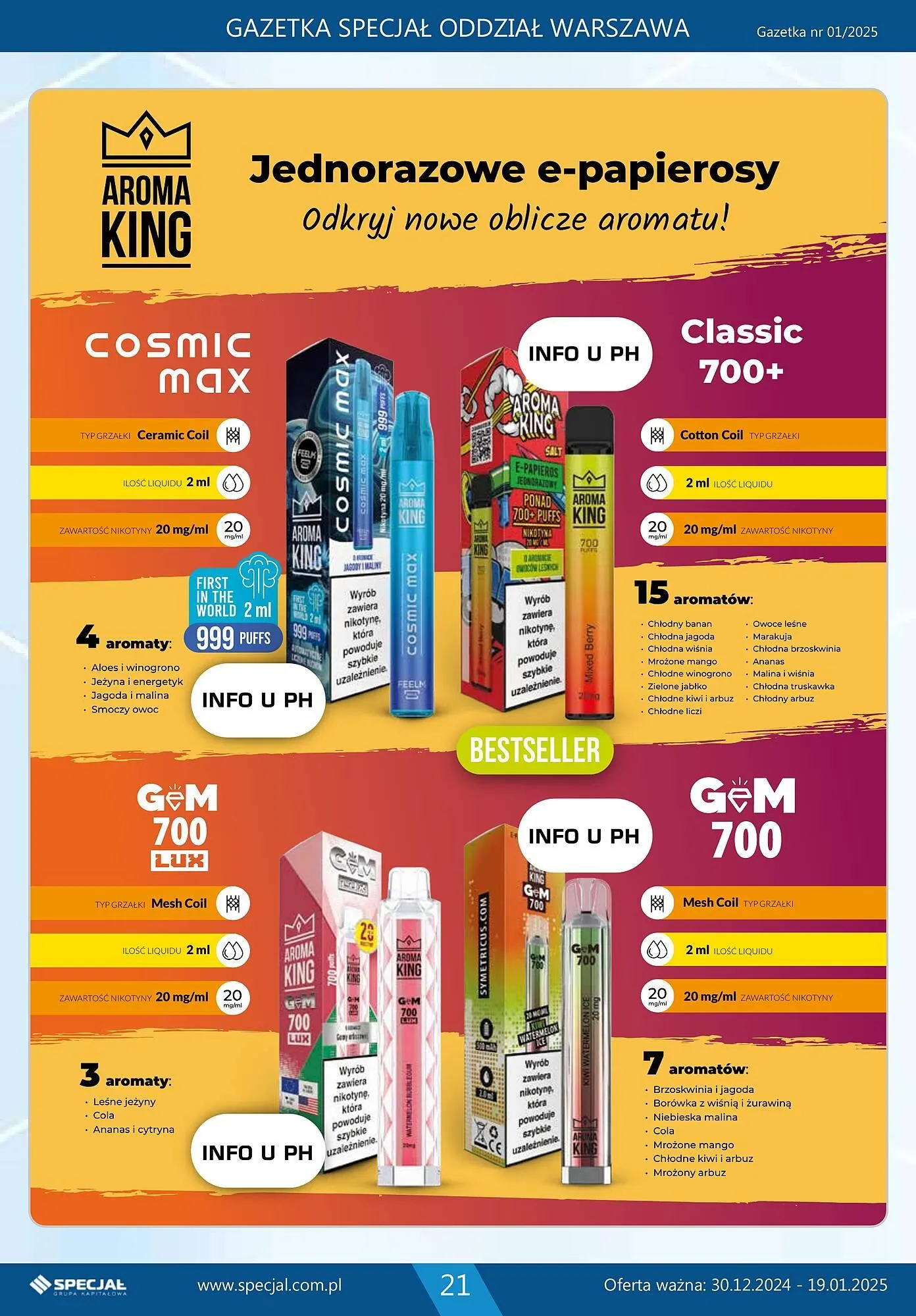 Gazetka Specjał gazetka od 30 grudnia do 19 stycznia 2025 - Strona 21