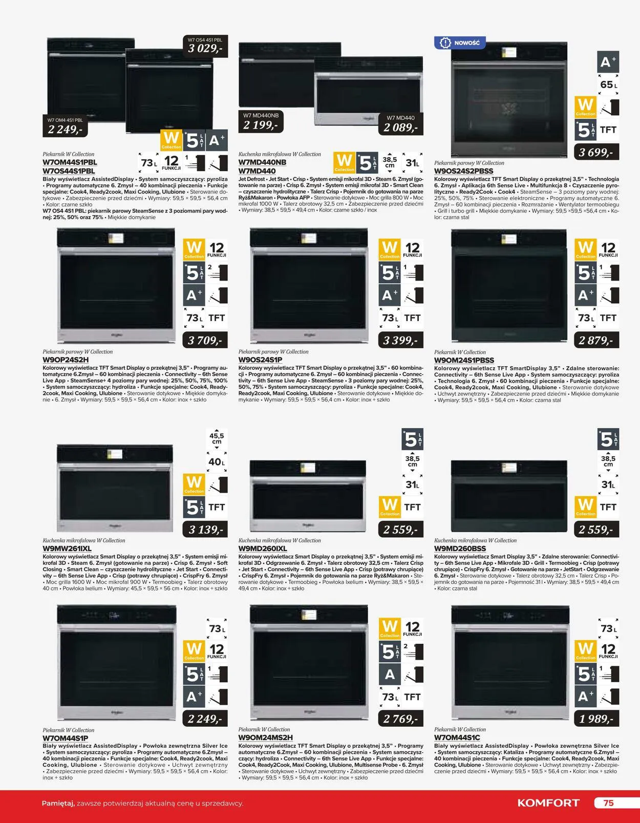 Gazetka Komfort Aktualna gazetka od 25 października do 31 stycznia 2024 - Strona 74