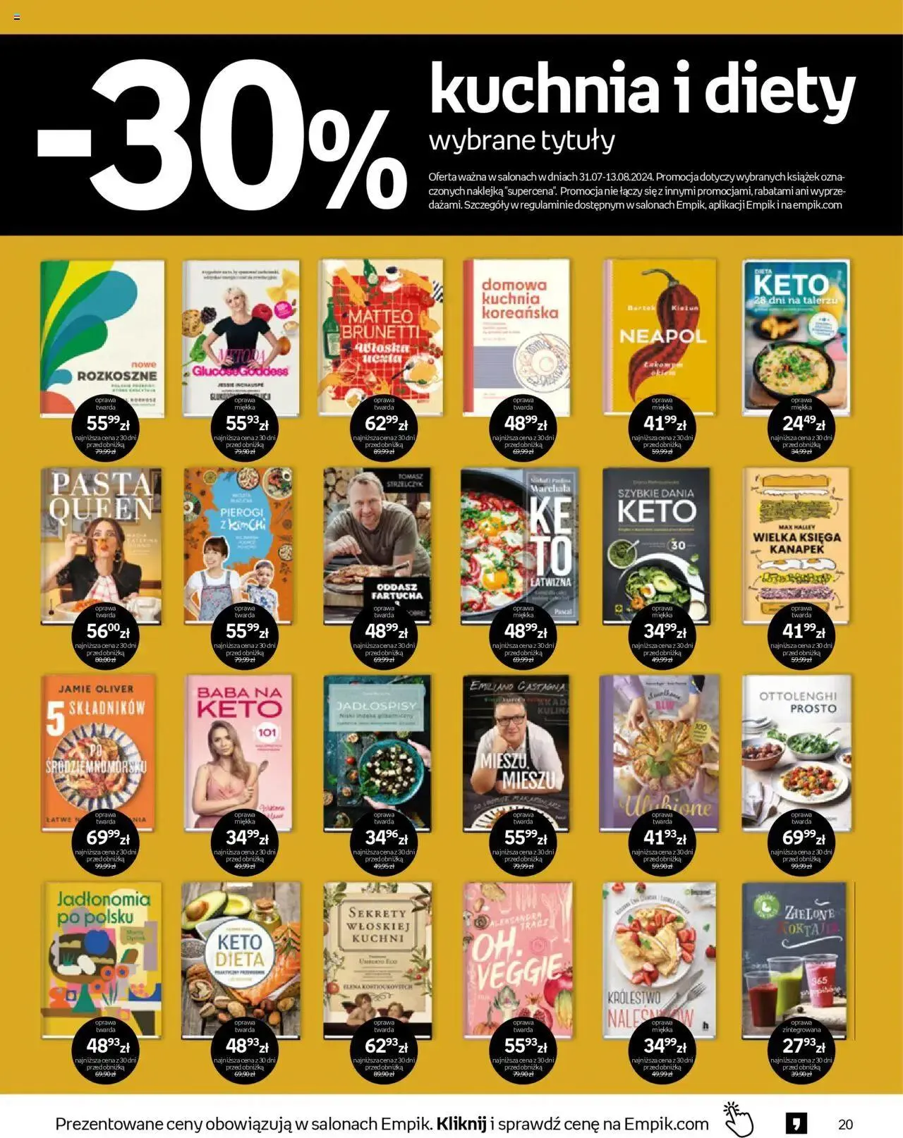 Gazetka Empik Gazetka - Tom kultury Książki od 31 lipca do 13 sierpnia 2024 - Strona 20