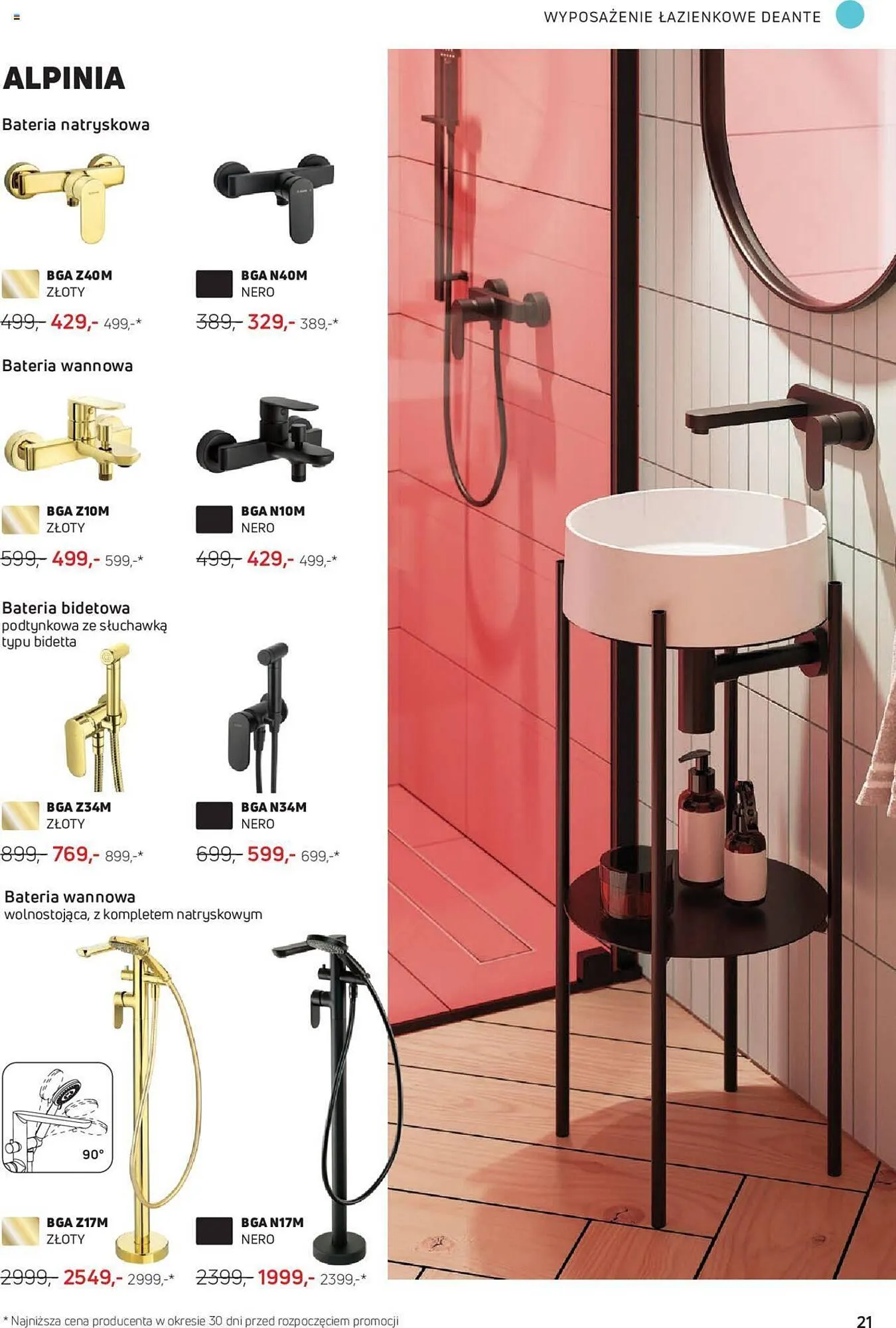 Gazetka Deante gazetka od 1 sierpnia do 31 grudnia 2023 - Strona 21