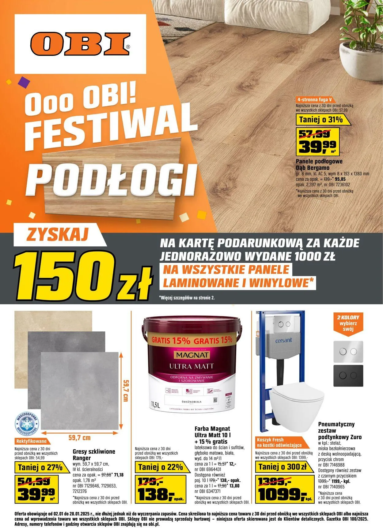 Gazetka Obi Aktualna gazetka od 4 stycznia do 18 stycznia 2025 - Strona 1