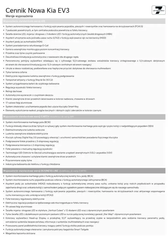 Gazetka Nowa Kia EV3 Cennik 2025 od 21 lutego do 31 grudnia 2025 - Strona 3