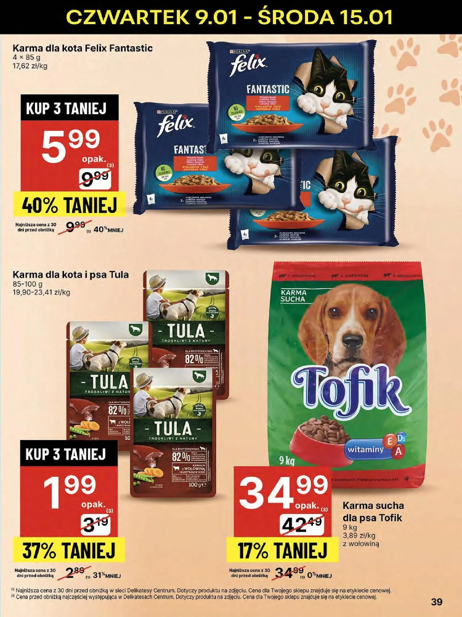 Gazetka Delikatesy Centrum gazetka od 9 stycznia do 15 stycznia 2025 - Strona 39