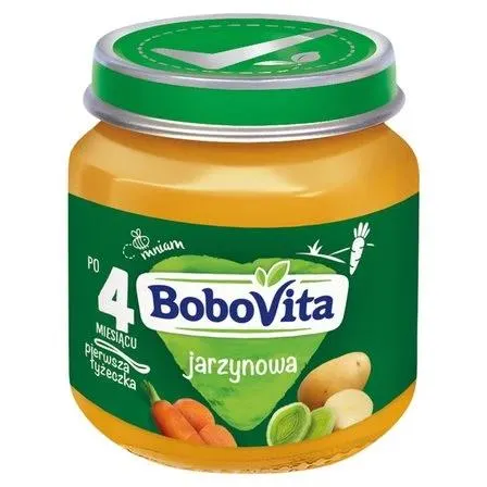 BOBOVITA JARZYNOWA PO 4 MIESIĄCU 125 G 0.125 kg