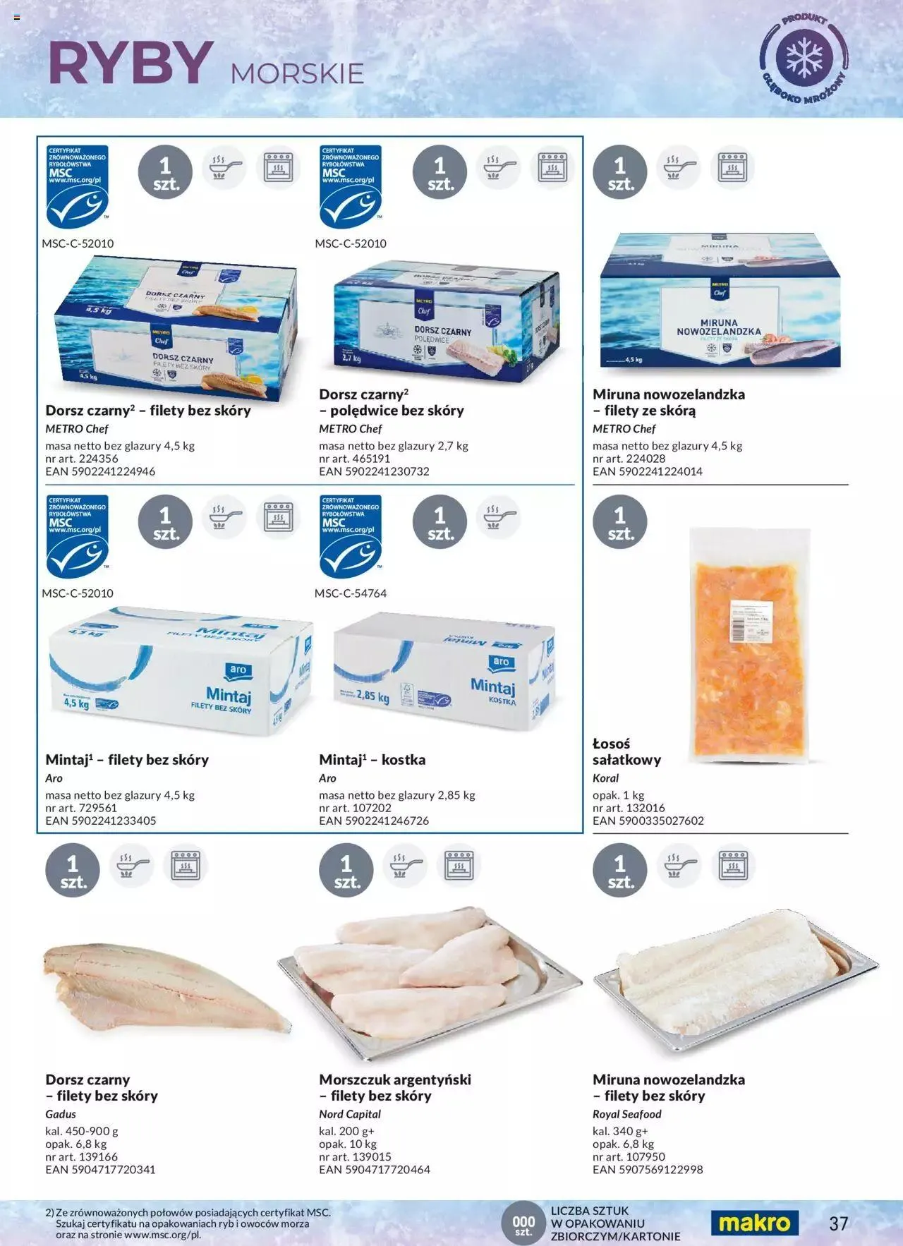 Gazetka Makro Gazetka - Mrożonki od 20 maja do 31 stycznia 2025 - Strona 37
