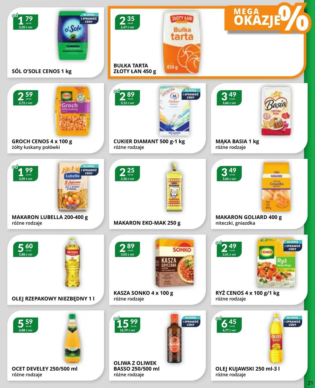 Gazetka Eurocash Aktualna gazetka od 7 stycznia do 26 stycznia 2025 - Strona 21