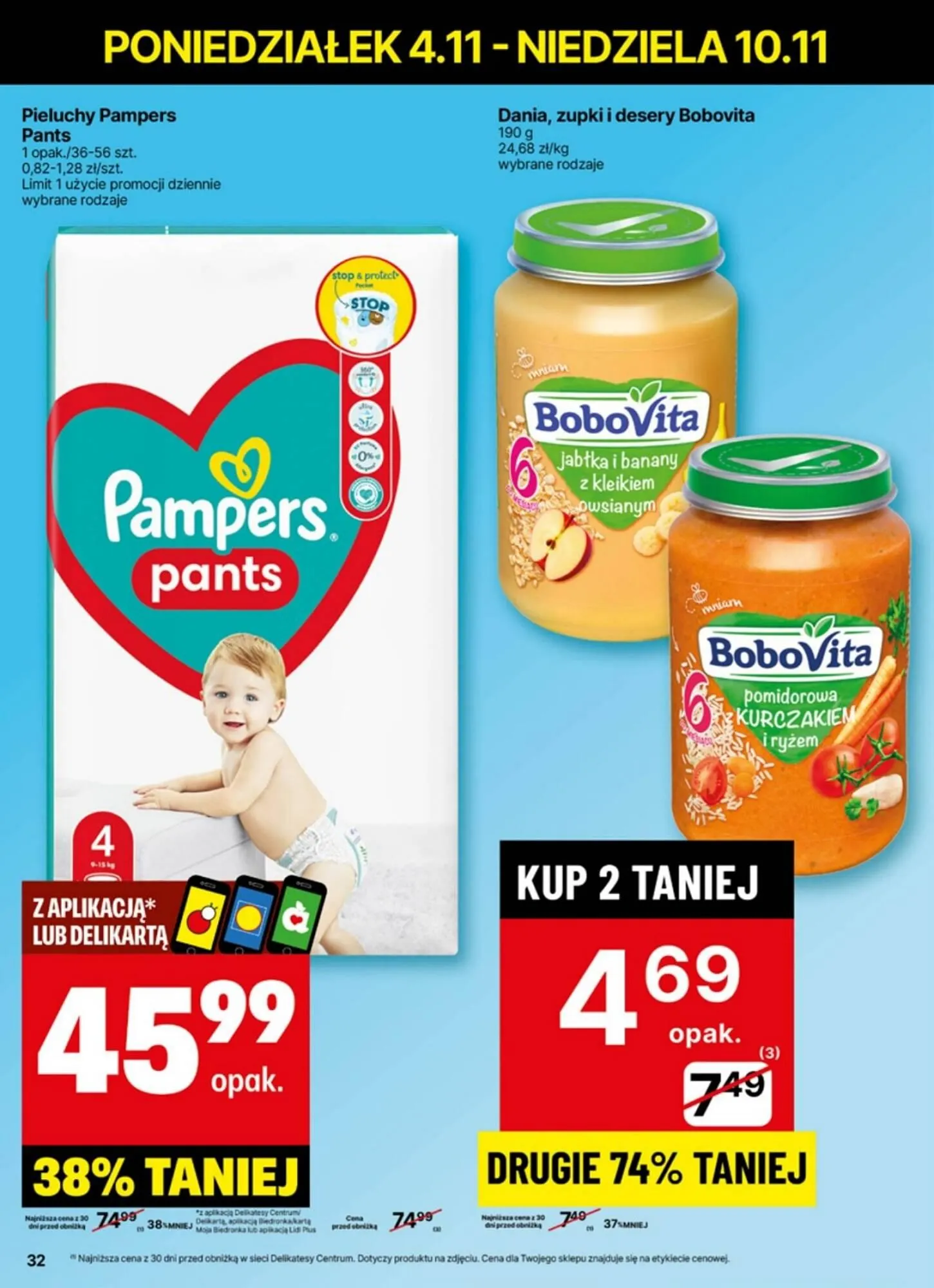 Gazetka Delikatesy Centrum gazetka od 4 listopada do 10 listopada 2024 - Strona 32