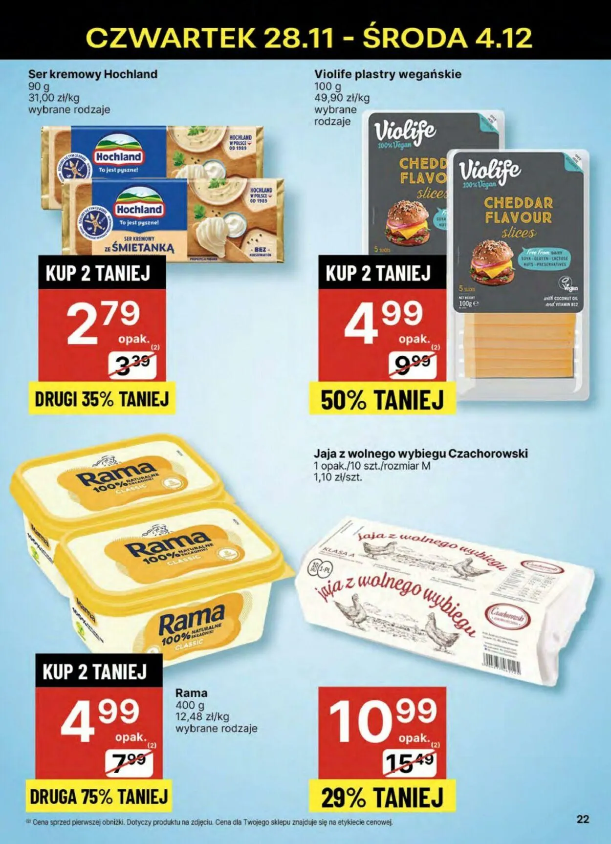Gazetka Delikatesy Centrum Aktualna gazetka od 28 listopada do 4 grudnia 2024 - Strona 22